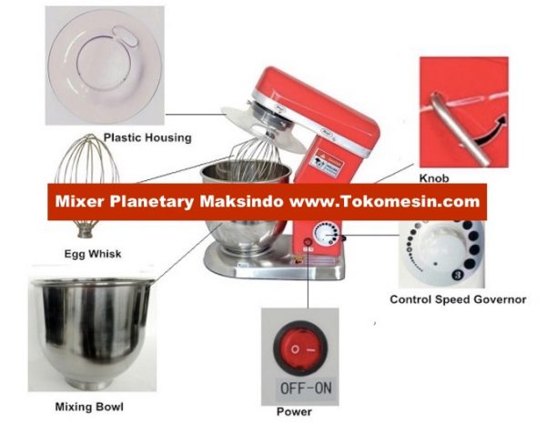 Jual Mesin Mixer Planetary 10 Liter (MPL-10) di Palembang