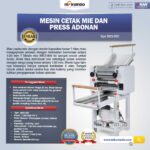 Jual Mesin Cetak Mie dan Press Adonan MKS-900 di Palembang