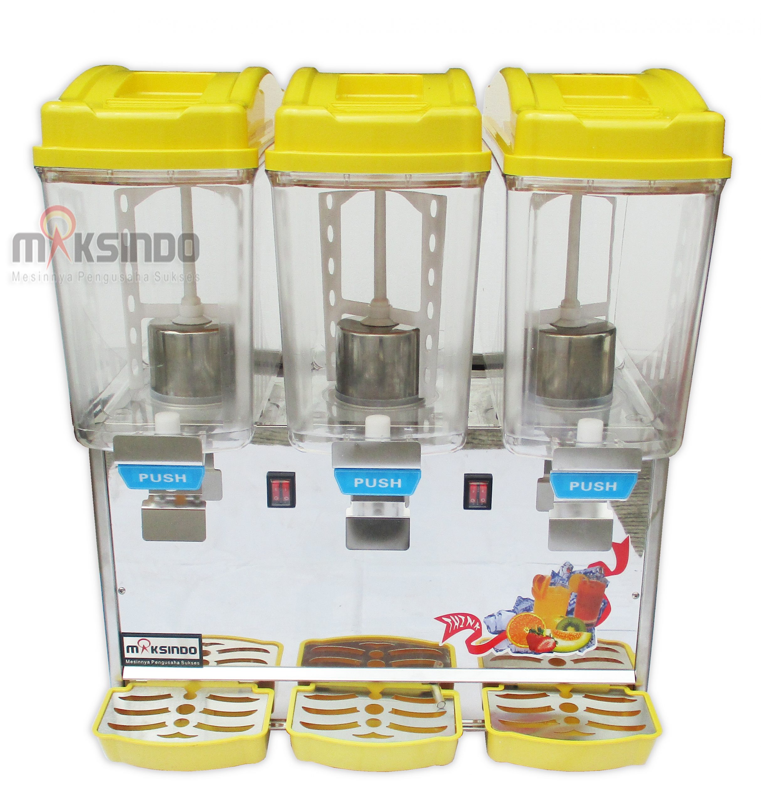Jual Mesin Juice Dispenser 3 Tabung (17 Liter)-ADK-17×3 di Palembang