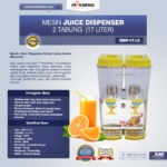 Jual Mesin Juice Dispenser 2 Tabung (17 Liter) – DSP17x2 di Palembang