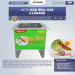 Jual Mesin Egg Roll Gas 6 Lubang GRILLO-GS6 di Palembang