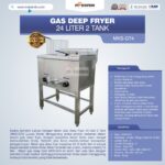 Jual Gas Deep Fryer 24 Liter 2 Tank (G74) Di Palembang